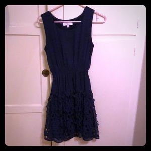 Beautiful navy toole dress, barely worn!